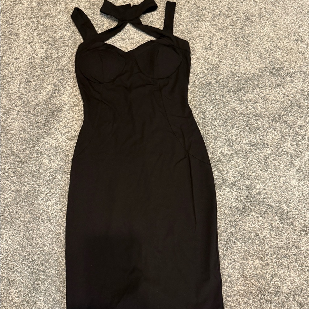 Elegant Black Women's Dress